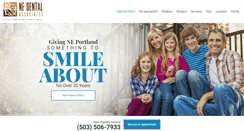 Desktop Screenshot of nedentalassociates.com
